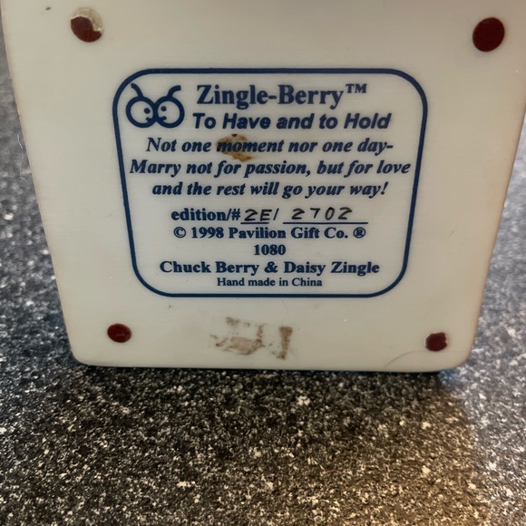 Zingle Berry 1998 Wedding figurine to have and to hold. 2E/2702 - Picture 6 of 6
